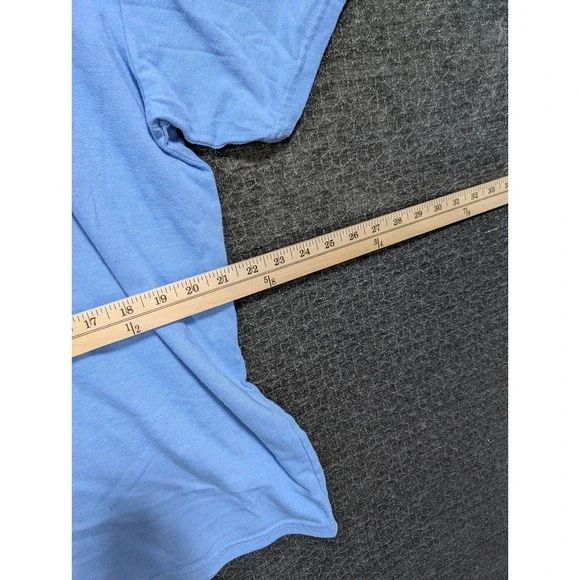 Jadelynn Brooke Jonas Brothers Nick Joe Kevin JoBros V-Neck T-Shirt Blue XL - Picture 3 of 5